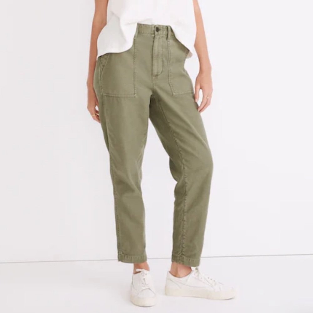Madewell Griff Tapered Fatigue Cargo Pants, Utility Streetwear Granola Outdoor